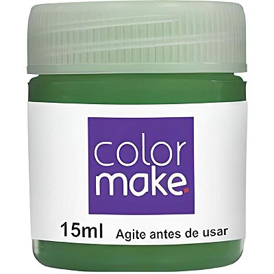 Tinta Liquida 15ml Verde Color Make Un