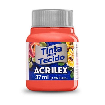 Tinta P/ Tecido 37ml Acrilex Coral 586