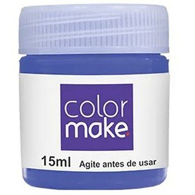 Tinta Liquida 15ml Azul Color Make Un