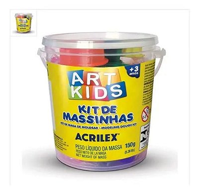 Kit De Massinhas Art Kids 150g Acrilex 40001