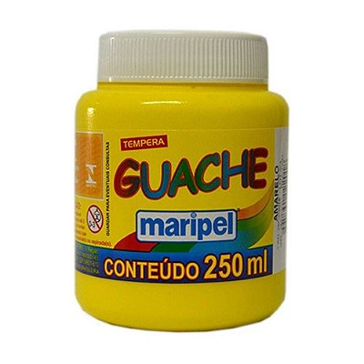 Tinta Guache 250ml Amarelo Maripel