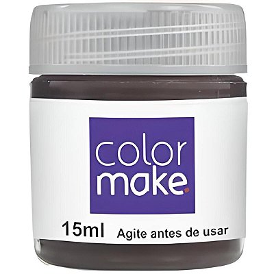 Tinta Liquida 15ml Marrom Color Make Un