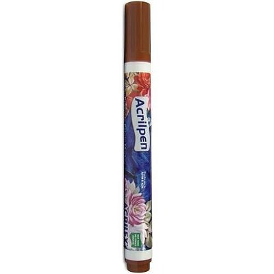 Caneta P/ Tecido Acrilpen Marrom 531 Acrilex