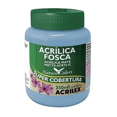Tinta acrilica fosca 250ml az celeste 503 acrilex