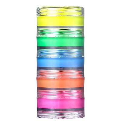 Tinta Cremosa Fluorescente Kit 5 Cores Color Make