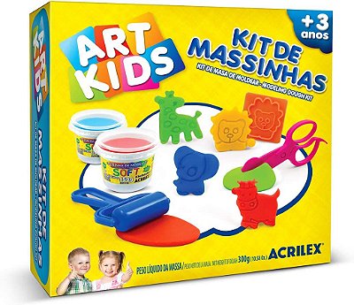 Kit De Massinhas 7 Art Kids 300g Acrilex