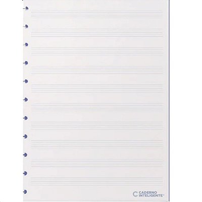 Refil Caderno Inteligente Grande Musica C/50f Cirg4027
