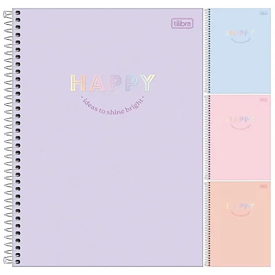 Cad Cd 10x1 Happy 160fls Tilibra 305448