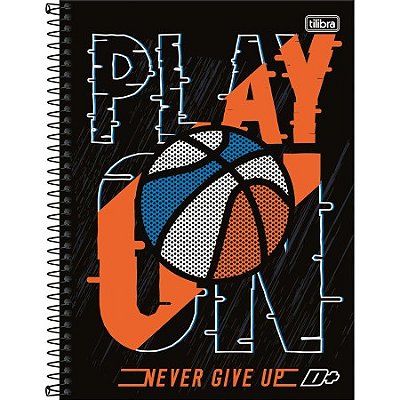 Caderno Espiral Capa Dura 16 Matérias D+ Masculino Tilibra