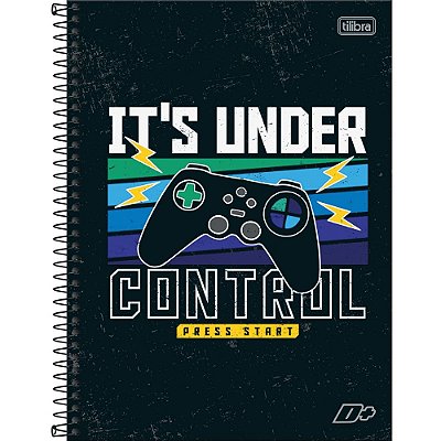 Caderno Espiral Capa Dura 16 Matérias D+ Masculino Tilibra