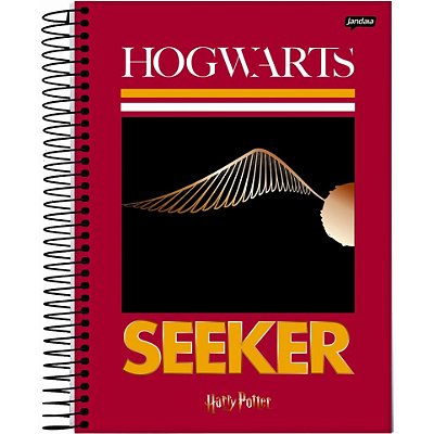 Caderno Espiral Capa Dura 10 Matérias Harry Potter Jandaia