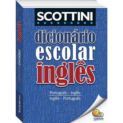 Dicionario Escolar Portugues/Ingles Scottini