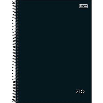 Cad Cd 10x1 Zip Preto 160fls Tilibra 305421