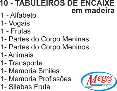Jogo Educativo Alfabeto Silabico Madeira - Mega Impress - MEGA IMPRESS -  Papelaria, Copos Personalizados, Gráfica Rápida e Muiiito mais