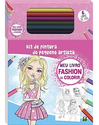 Livro Kit de Pintura do Pequeno Artista: Fashion Brasileitura