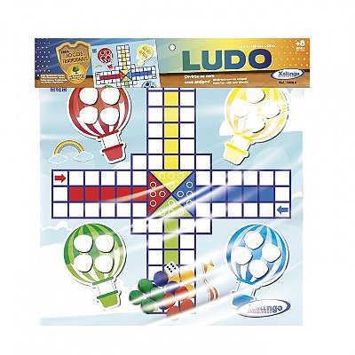 Brinquedo pedagógico jogos tradicionais ludo Xalingo