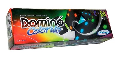 Brinq ped domino caixa duplex color 28pcs 5303.2 xalingo