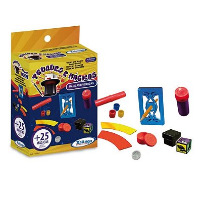 Brinquedo truques e mágicas divertidas 25 Truques Xalingo