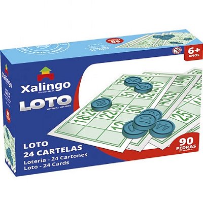 Loto 24 Cartoes/pedras Plasticas 0716.5 Xalingo