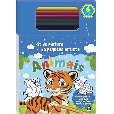 Kit de Pintura do Pequeno Artista: Animais Brasileitura