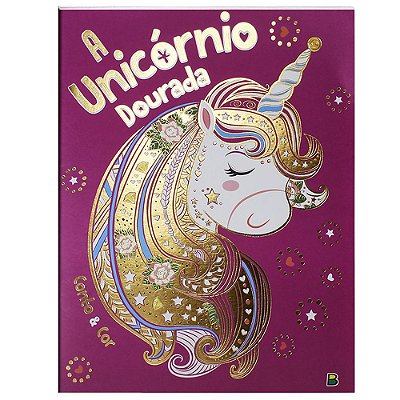 Livro Conto E Cor: Unicornio Dourada Todolivro