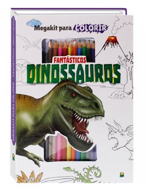 Megakit Para Colorir: Fantasticos Dinossauros Todolivro