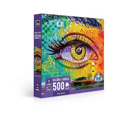 Quebra-cabeça Cartonado Puzzle 500 Pçs Olhar Urbano Toyster
