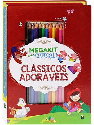 Megakit para colorir: classicos adoraveis brasileitura