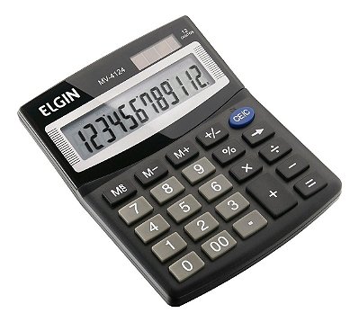 Calculadora De Mesa Desligamento Automático Mv4124 Elgin