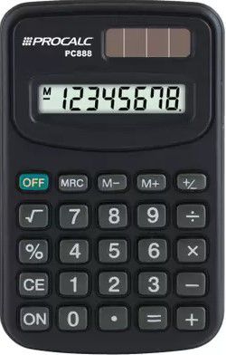 Calculadora Pc888 Procalc