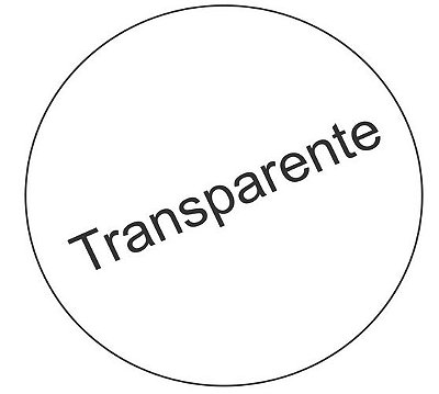 Etiqueta Redonda 15x15 Transparente C/210 Grespan