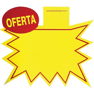 Cartaz Splash Ii Oferta C/10 155x135mm Grespan
