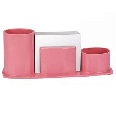 Porta lapis/clips/lembrete 741 rose acrimet