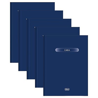 Kit C/5 Livros Caixa Gr 100fl Tilibra 120413