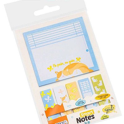 Bloco de Adesivos Smart Notes To Do Gatinho Brw 120 folhas