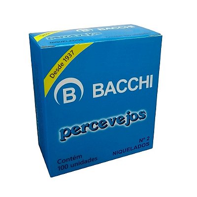Percevejos Niquelado C/100 Bacchi