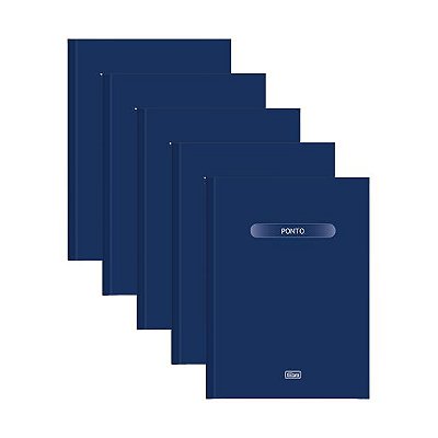 Kit C/5 Livros De Ponto 1/4 160f Tilibra 120855