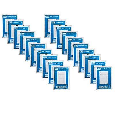 Kit C/20 Notas Neutras 1/18 2vias 40f Tilibra 139x206m 151386