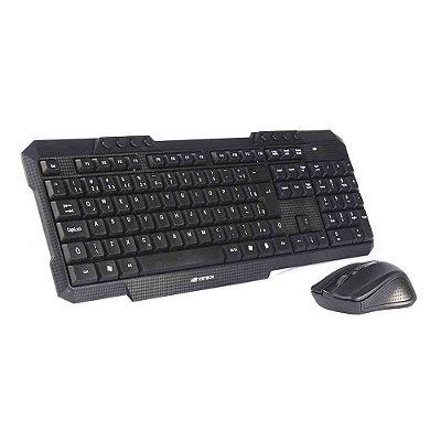 Kit Teclado E Mouse S/ Fio K-W10bk C3 Tech