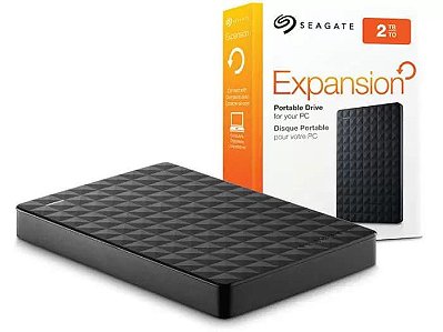 Hd 02tb Seagate 2.5" Expansion Usb 3.0 Externo