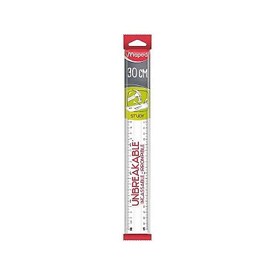 Regua 30cm Flexivel Transparente 245620 Maped