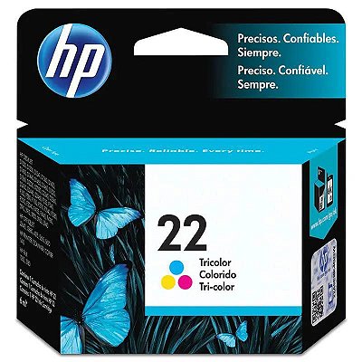 Hp 22 5ml 140pag. C9352ab Color - Original