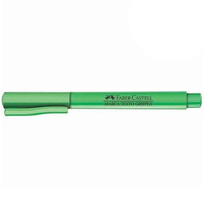 Caneta marca texto faber grifpen verde Un