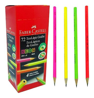 Lápis Preto Neon Faber Castell Unidade