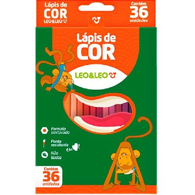 Estojo de Lápis de Cor com 36 cores Flex Leonora 4482