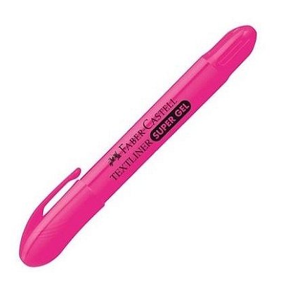 Caneta Marca Texto Faber Gel Rosa