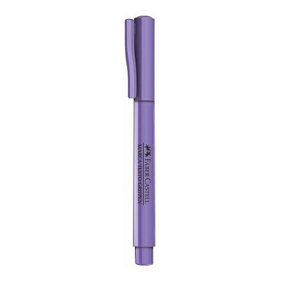 Marcador De Texto Faber-castell Grifpen Roxo  Un. Mt/rxzf