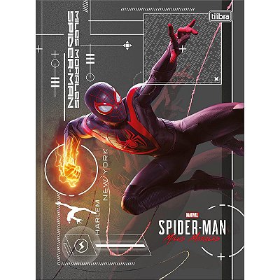 Caderno Brochurão Capa Dura 80 Folhas Spider Man Tilibra
