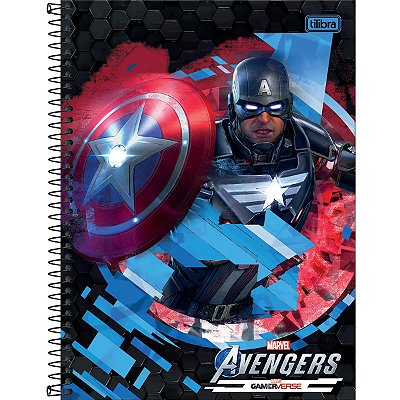 Cad Cd 10x1 Avengers Game 160fls Tilibra 314773
