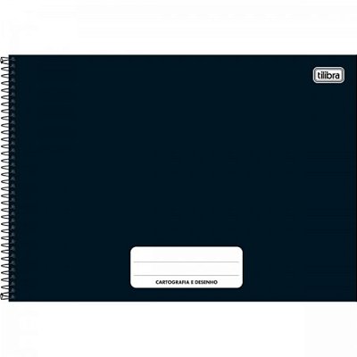 Cad Desenho Cd S/S 80f Pepper Preto Tilibra 305987
